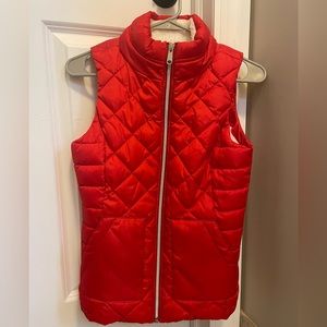 Red ‘So’ Fuzzy Vest